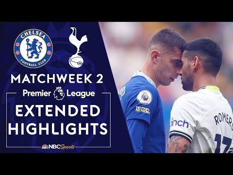 Chelsea v. Tottenham Hotspur | PREMIER LEAGUE HIGHLIGHTS | 8/14/2022 | NBC Sports