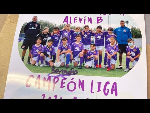 T21/22, Certificamos matemáticamente el campeonato de liga contra el  Esférico CF. Alevín B