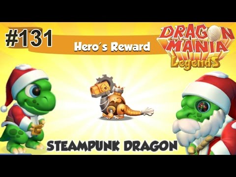 Jingle Dragon Hatching, Getting the Steampunk Dragon + New Events! - Dragon Mania Legends #131