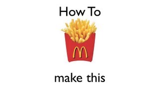 How to Make A McDonalds French Fry Cup | Origami | Easy