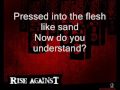Rise against- savior [lyrics] 