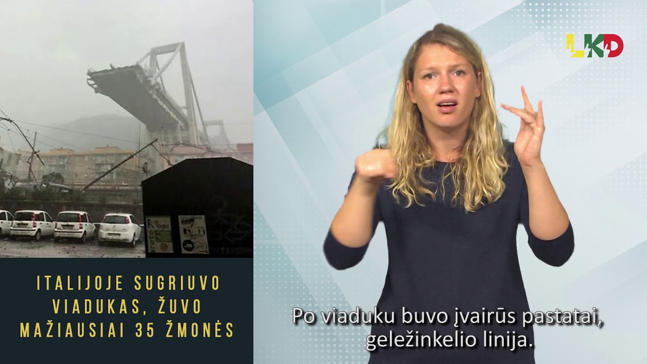 Italijoje sugriuvo viadukas, žuvo mažiausiai 35 žmonės