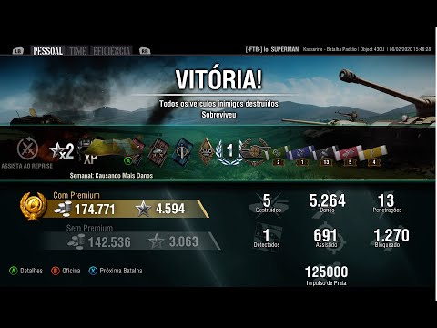 WORLD OF TANKS CONSOLE OBJ 430U 5K DMG
