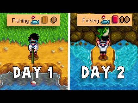 Can I MAX My Stardew Fishing Skill in One In-Game Day?