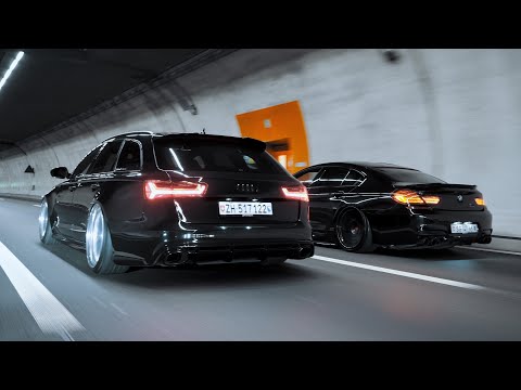 Through The Late Night | Audi RS6 X BMW M6 | 4K