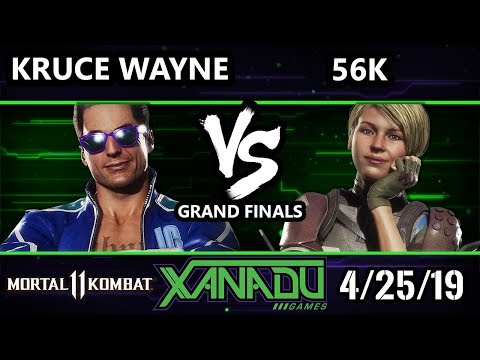 F@X 299 Mortal Kombat 11 - Kruce Wayne [L] (Johnny Cage) Vs. 56k (Cassie Cage) - MK 11 Grand Finals