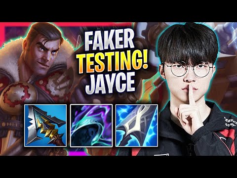 FAKER TESTING JAYCE MID IN KOREA SOLOQ! - T1 Faker Plays Jayce MID vs Ahri! | Season 2024