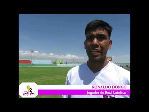 DECLARACIONES DE RONALDO DONGO - JUGADOR DE REAL CATOLICA
