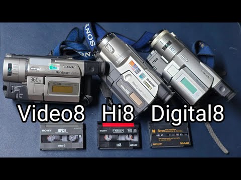 SONY 📹 Video8 Hi8 Digital8 📼