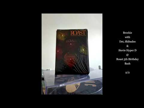 Brockie with Det, Skibadee & Stevie Hyper D @ Roast 5th Birthday Bash