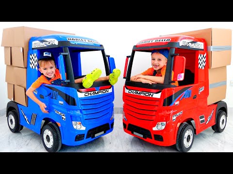 Vlad i Niki bawią się zabawkami - zabawne historie dla dzieci