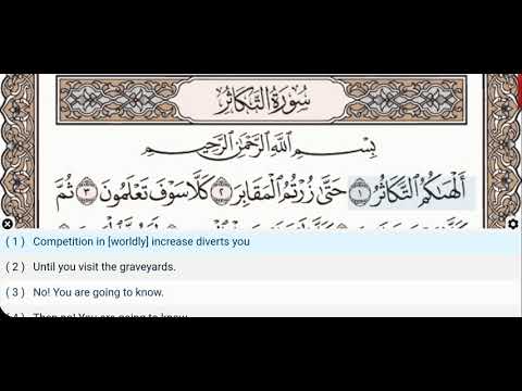 102 - Surah At Takathur - Dr Ayman Suwayd - Teacher - Learn Quran Tajweed