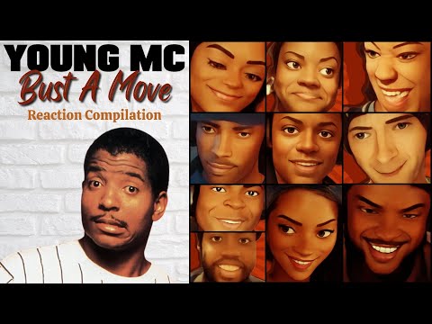 REACTION COMPILATION | Young MC - Bust a Move | FIRST TIME HEARING Montage