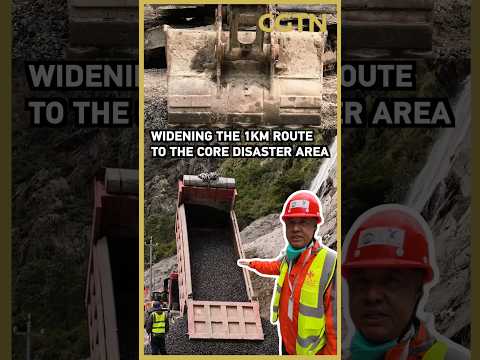 G216 roadwork improves a key stretch about 1 km from Gyirong Port's core disaster area