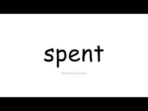 Mësoni anglisht   shpenzuar