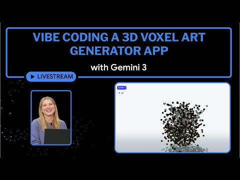 Vibe Coding a 3D Voxel Art Generator with Gemini 3