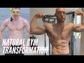 NATURAL GYM TRANSFORMATION | 25lbs Of Muscle Gained!