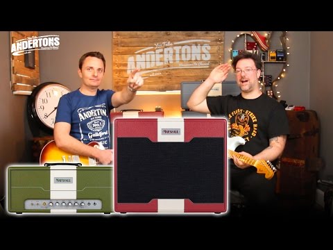 Marshall Astoria Amps - Chappers goes Red & the Capt goes Blue!