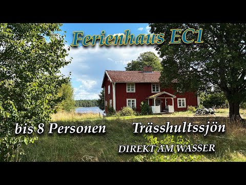 Småland Sportfiske - Ferienhaus EC1 am Trässhultssjön, Schweden Urlaub
