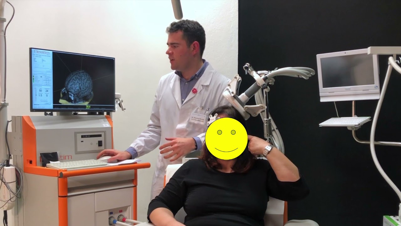 Watch Now I trattamenti con stimolazione magnetica transcranica (TMS) ripetitiva I trattamenti con stimolazione magnetica transcranica (TMS) ripetitiva