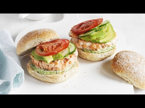 3-Ingredient Easy Salmon Burger Recipe