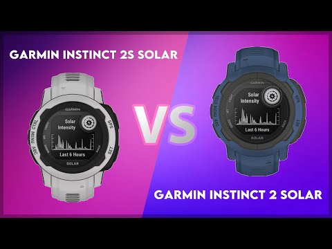 Garmin Instinct 2S Solar vs Garmin Instinct 2 Solar Comparison