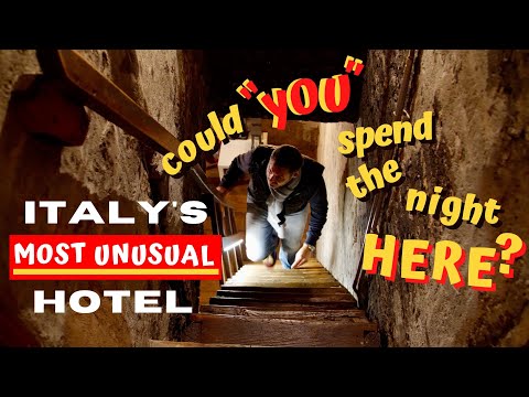 Could "YOU" Spend the Night HERE? (ITALY's MOST UNUSUAL Hotel)