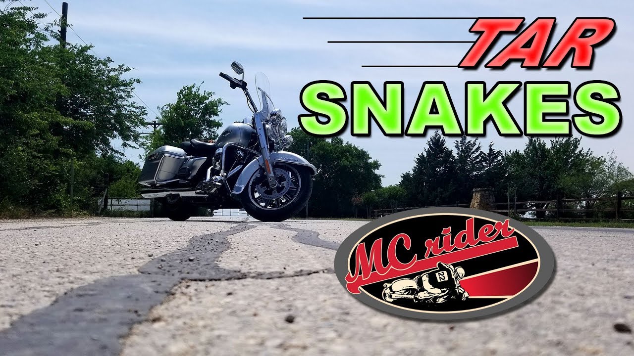 How to Deal with Tar Snakes on your Motorcycle