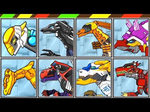 REPAIR DINO ROBOT 9:  Stegoceras, Deep Plesio - Compsognathus - Gallimimus & Triceratops | DCTE VN