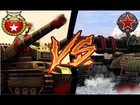 C&C Generals: Rise of the Reds - Overlords vs Sentinels (Equal Cost)