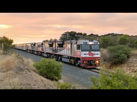 SCT 6PM9 Freight Train With Boxcars & Shipping Containers (4/2/2019) - PoathTV Australian Railways