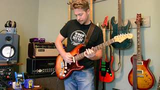 Video thumbnail for Singlecoil Comparison: Fender Eric Johnson set vs Suhr V60 set (ash/rosewood Strat - clean and lead) by Drew Peterson