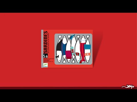 Djeco Kart Oyunları - Sardines by Djeco - Oyun Kuralları (DJ05161)