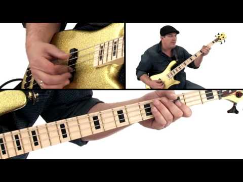 Bass Guitar Lesson - Dog House Technique - Andy Irvine