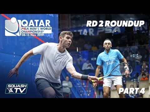 Squash: PSA Men's World Champs 2019-20 - Rd 2 Roundup [Pt.4]