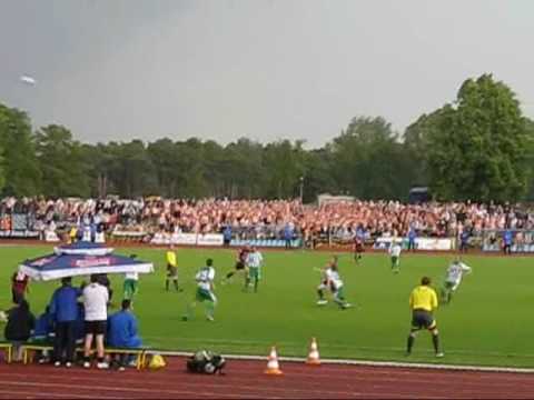 2009.05.31. Lechia Z.G - Pogoń Sz - część 1 z 4 - kibice Pogoni w Zielonej Górze