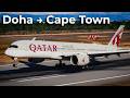 Flight Simulator A350 Doha To Cape Town Qatar Airways Full Flight MSFS 2024 RTX 5090