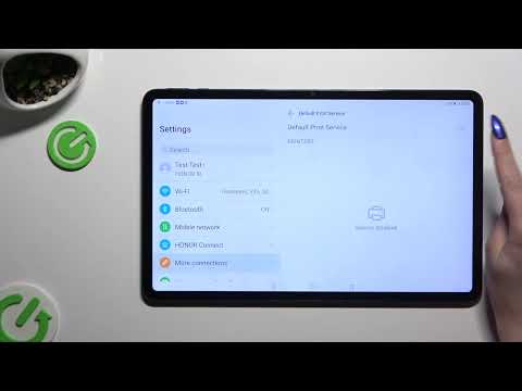 How to Connect HONOR Pad 8 with Printer  - Wireless Connection