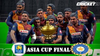 Sri lanka vs India - Asia Cup Final 2021 - Cricket 19 Gameplay 1080P 60FPS
