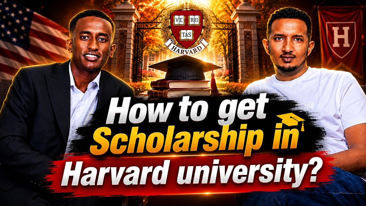 Kalid Basher | Got a Scholarship in the USA Harvard University | 68 Million Birr(412,000$  in 4yrs)