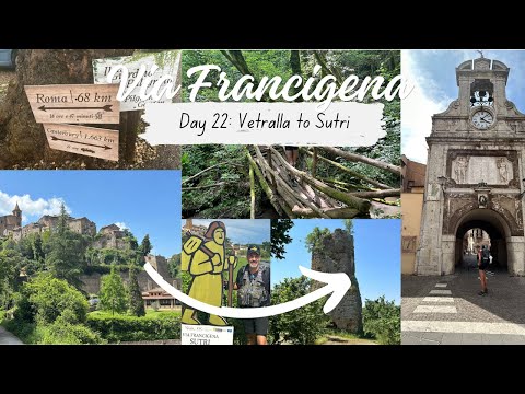 Hike From Vetralla To Sutri: 24km Journey On Italy’s Via Francigena - Stunning 4K | Hike the Camino