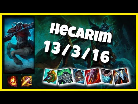 Hecarim Jungle S11 11.1 Challenger Replay (13/3/16) - TURKISH