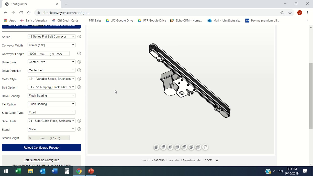 Direct Conveyor Configurator