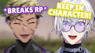 They were having a cute first interaction in Minecraft until Vanta broke RP