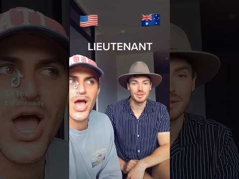 How to properly pronounce lieutenant #australia #usa