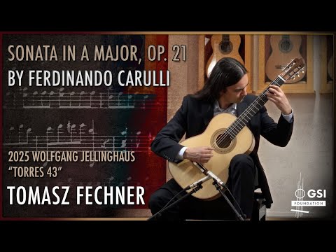 Tomasz Fechner plays "Sonata in A Major" by F. Carulli on a 2025 Wolfgang Jellinghaus "Torres SE 43"