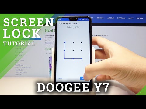How to Set Up Screen Lock in DOOGEE  Y7 - Change Lock Method