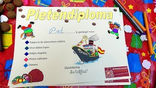 Pietendiploma Halen in Winkelhart Spijkenisse