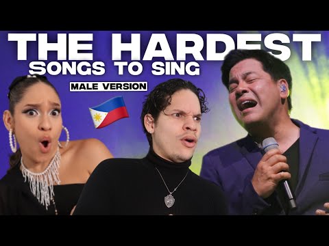Musicians react to 'The Most DIFFICULT Filipino Songs Of all time MALE Version'