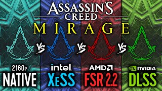 Native vs XeSS vs FSR 2 vs DLSS - Assassin's Creed Mirage - RTX 3080Ti - 4K Benchmark